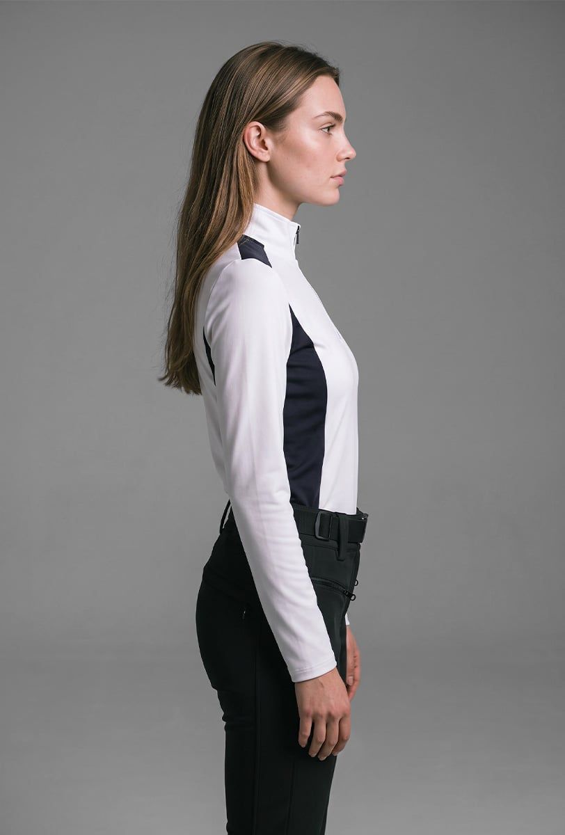 Forro polar esquí mujer Söll MEGEVE White – vista lateral - 2