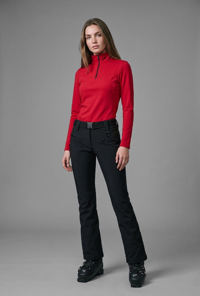 Forro polar esquí mujer Söll MORZINE Red - 1