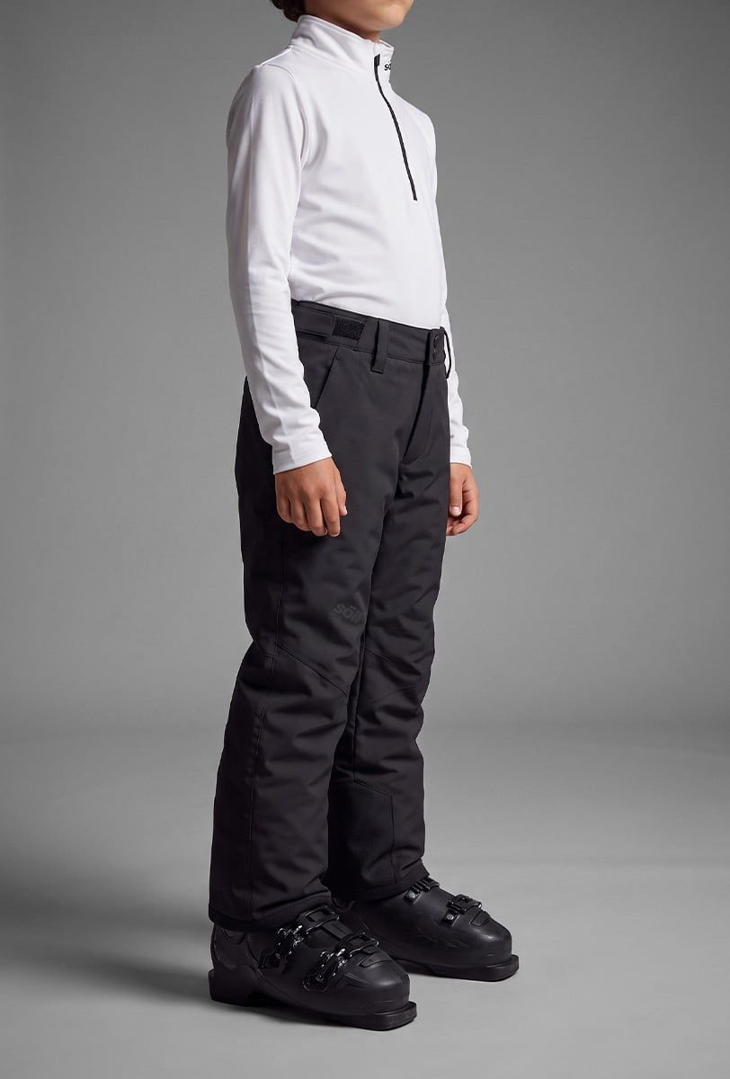 Pantalón de esquí infantil Söll AGILE Black – detalle - 3
