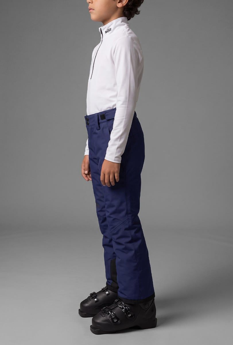 Pantalón de esquí infantil Söll AGILE Navy – vista lateral - 2