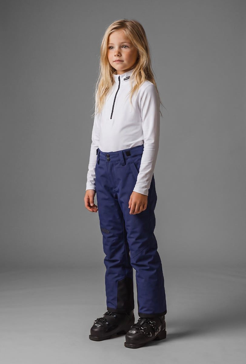 Pantalón de esquí infantil Söll AGILE Navy – vista frontal - 3