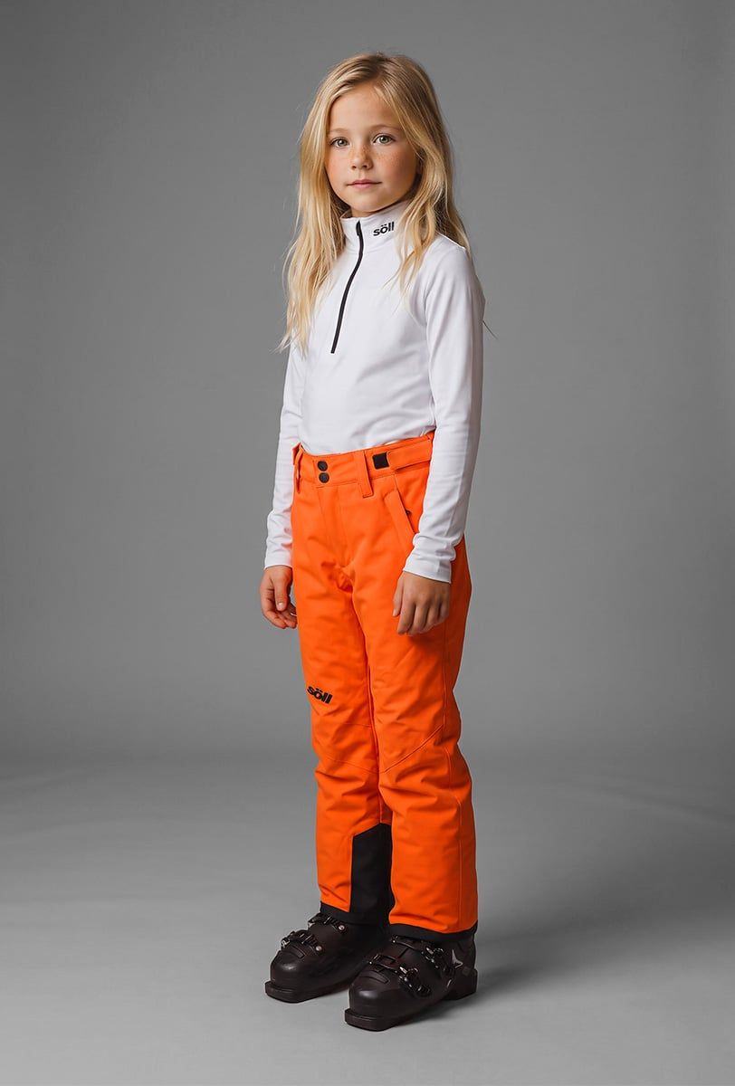 Pantalón de esquí infantil Söll AGILE Orange - 1