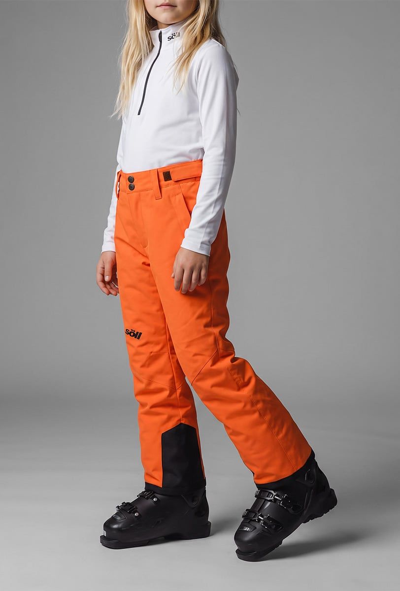 Pantalón de esquí infantil Söll AGILE Orange – vista lateral - 2