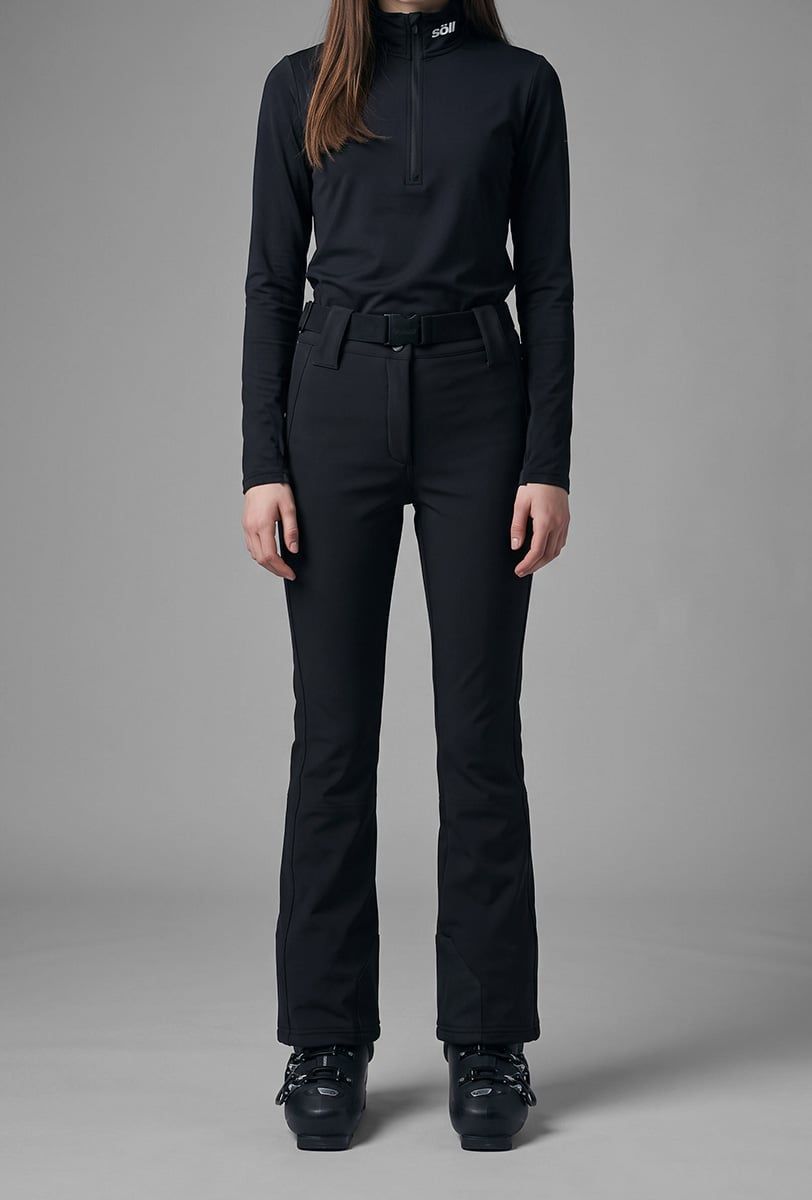 Pantalón de esquí para niña Söll BLACKNESS Black – detalle - 2