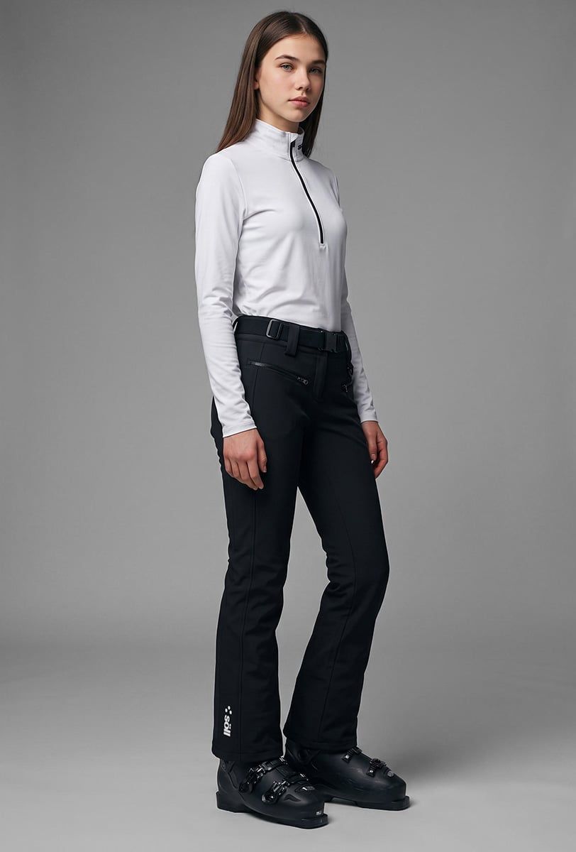 Pantalón de esquí niña Söll ROCKET Black – vista frontal - 2