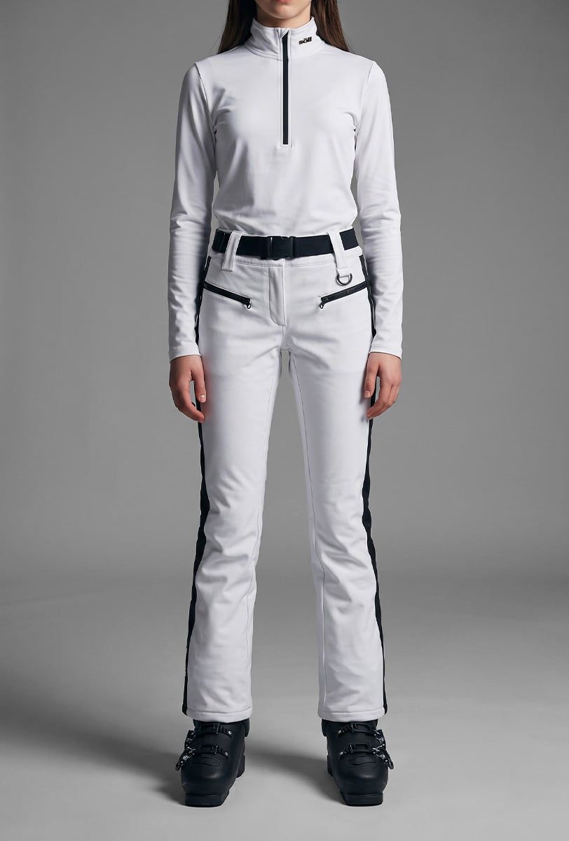 Pantalón de esquí niña Söll ROCKET White – detalle - 2