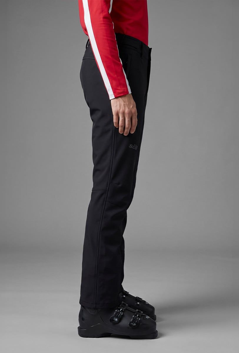 Pantalón de esquí para hombre Söll AGILE Black - 1