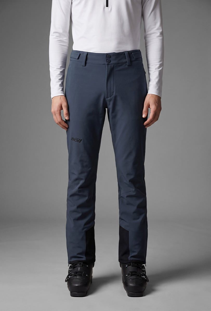 Pantalón de esquí para hombre Söll AGILE Dark Grey - 1