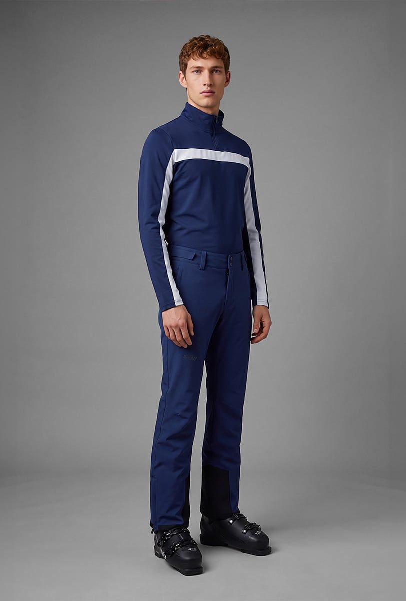 Pantalón de esquí para hombre Söll AGILE Navy – detalle 2 - 4