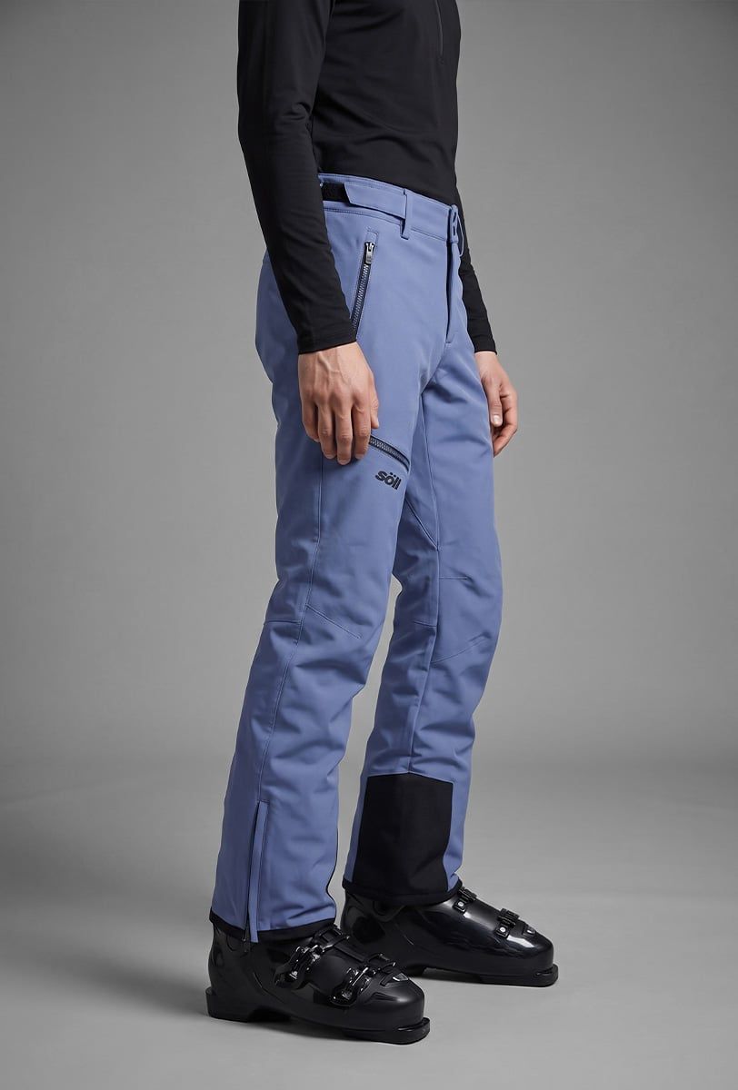 Pantalón de esquí para hombre Söll BACKCOUNTRY II Moonlight Blue – primer plano - 2