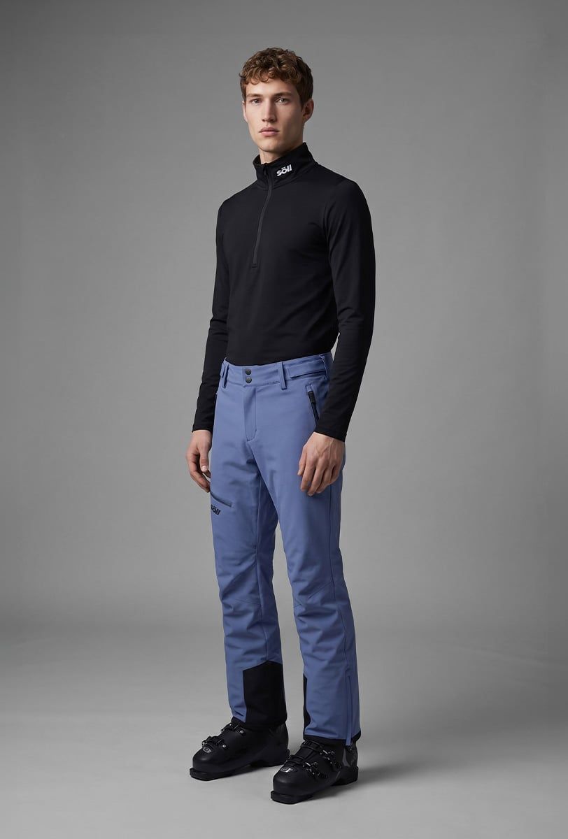 Pantalón de esquí para hombre Söll BACKCOUNTRY II Moonlight Blue – detalle 2 - 4