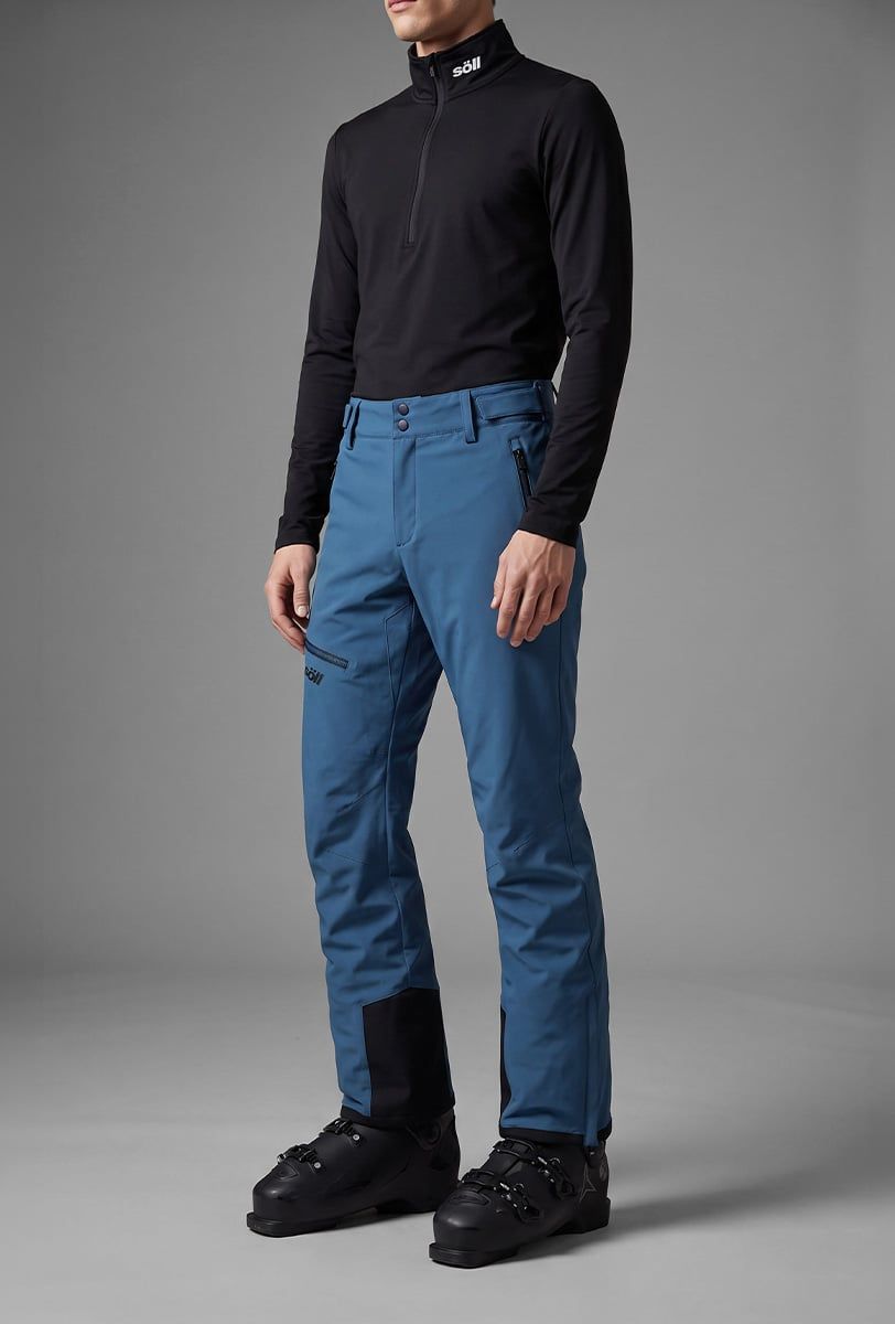Pantalón de esquí para hombre Söll BACKCOUNTRY II Petrol – primer plano - 2