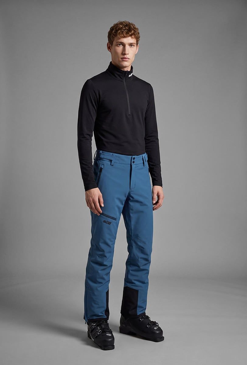 Pantalón de esquí para hombre Söll BACKCOUNTRY II Petrol – detalle 2 - 4