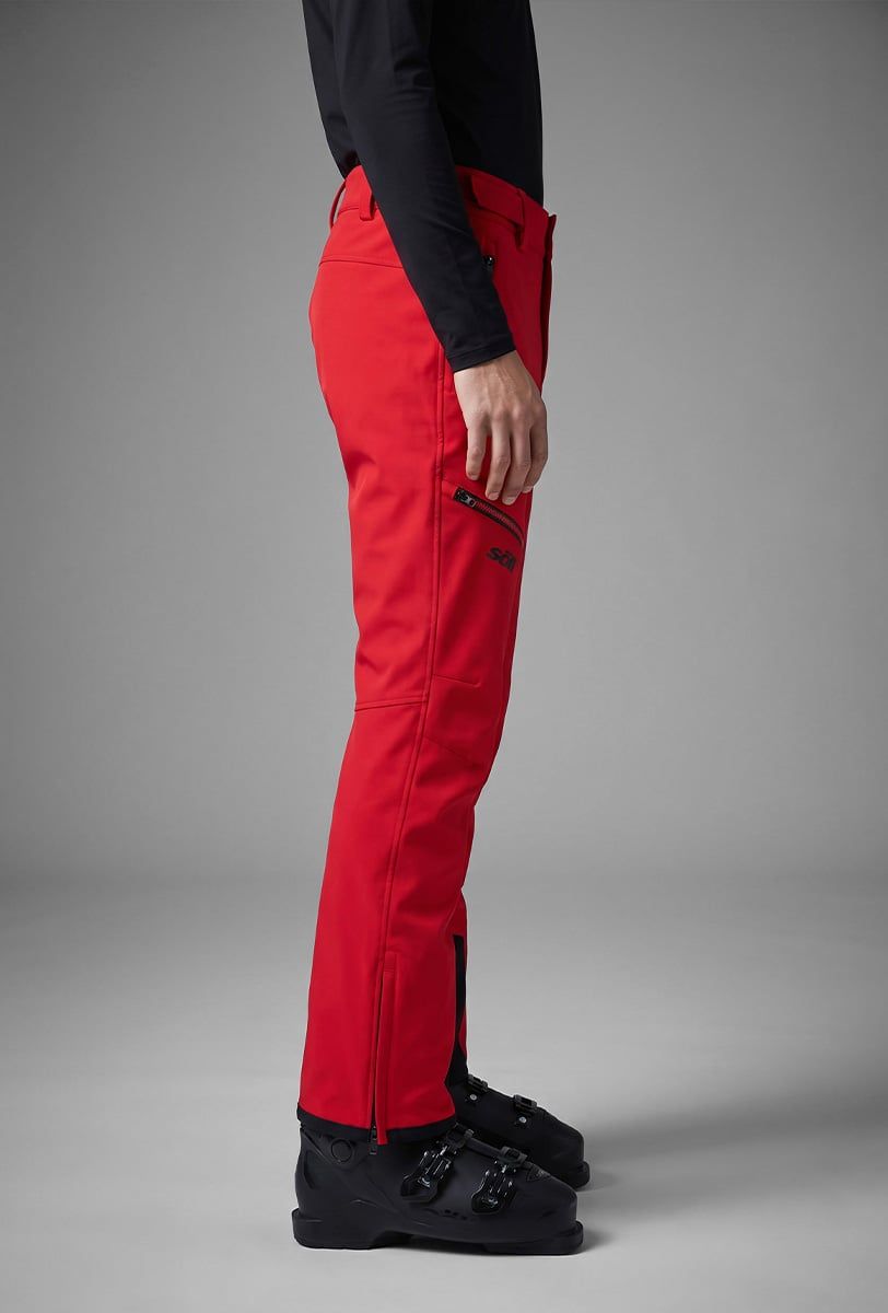 Pantalón de esquí para hombre Söll BACKCOUNTRY II Red - 1