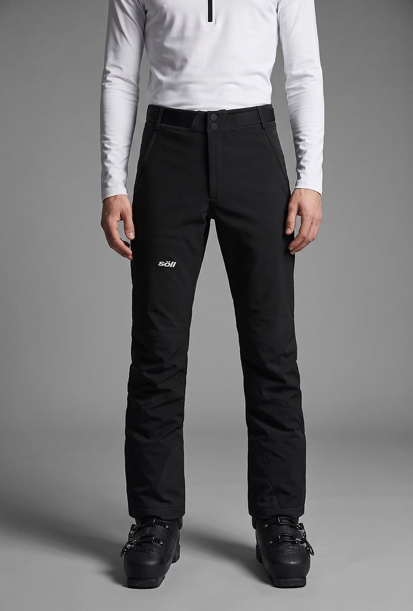 Pantalón de esquí para hombre Söll GLACIER Caviar Black – detalle - 2
