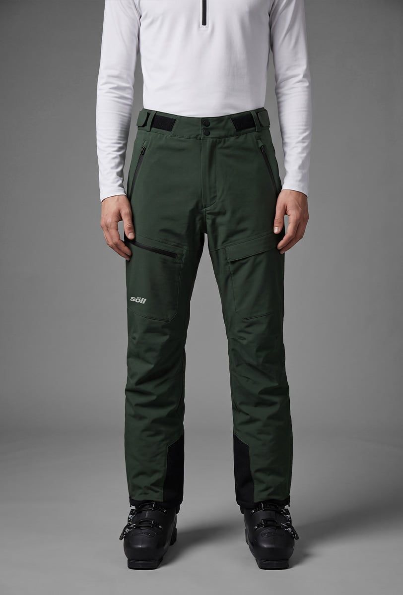 Pantalón de esquí para hombre Söll RAPTOR Deep Moss – detalle - 3