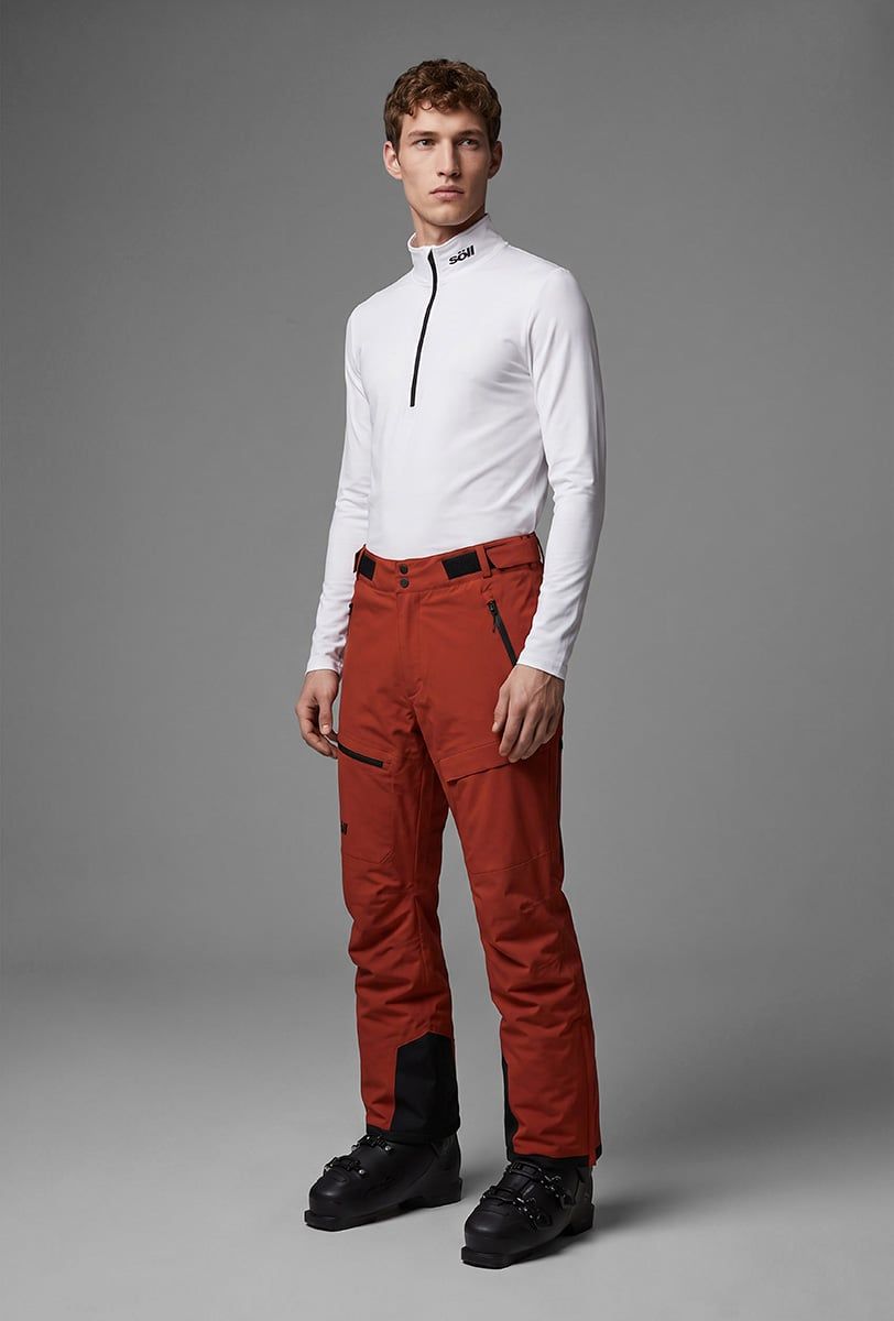 Pantalón de esquí para hombre Söll RAPTOR Lava Red – vista frontal - 5