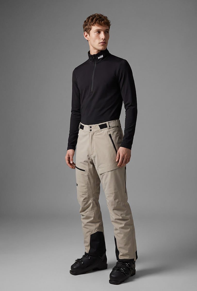 Pantalón de esquí para hombre Söll RAPTOR Sand – vista frontal - 5
