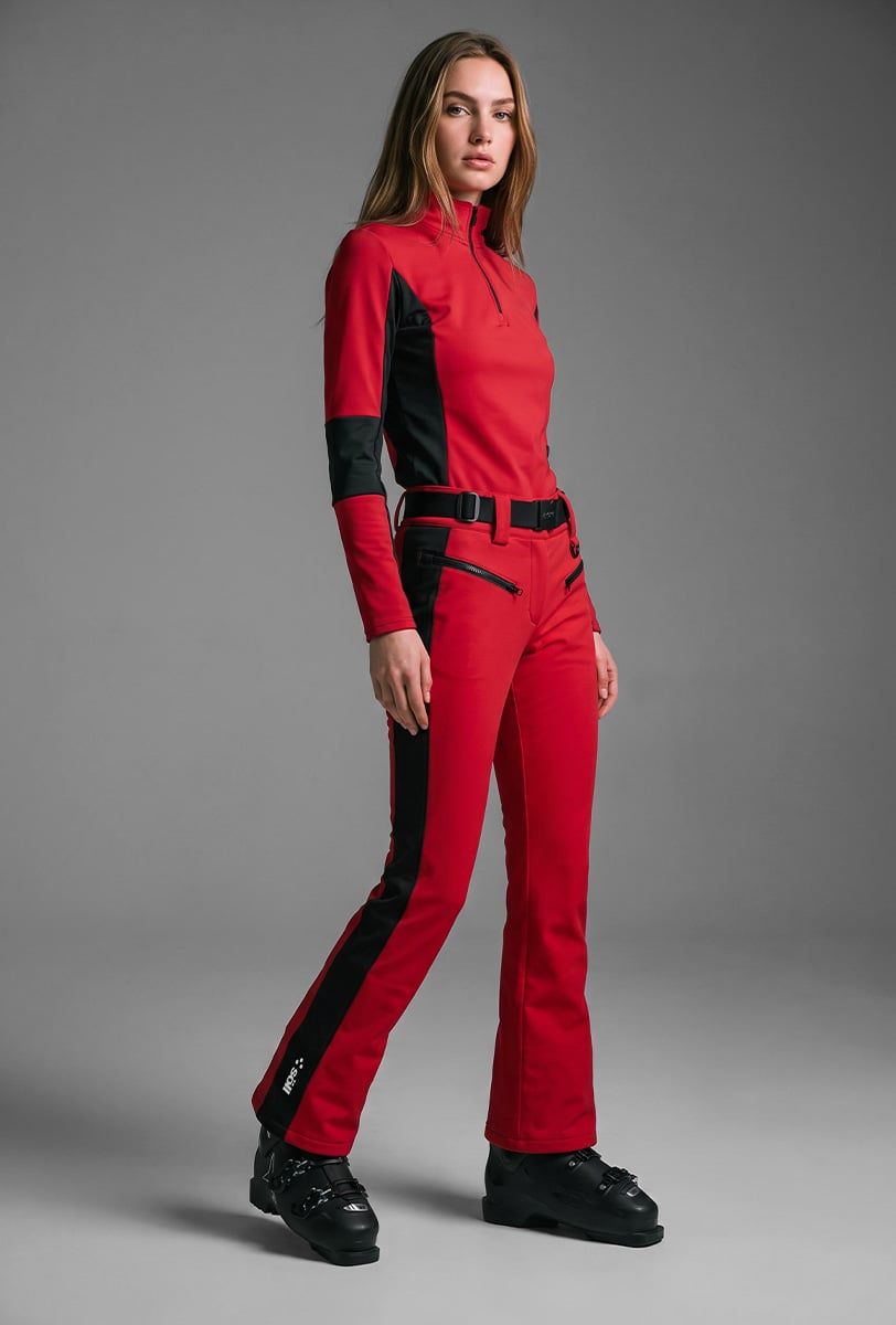 Pantalón de esquí mujer Söll ROCKET Red – vista frontal - 2