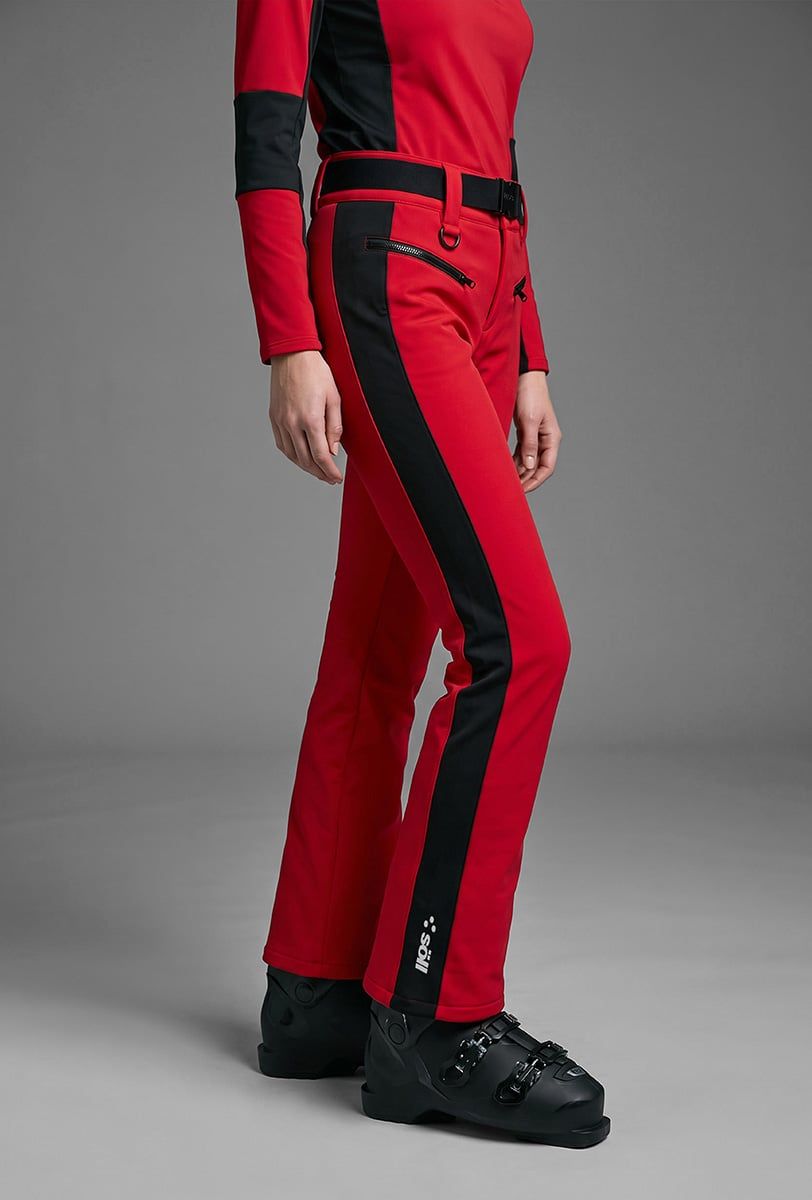 Pantalón de esquí mujer Söll ROCKET Red – detalle - 3