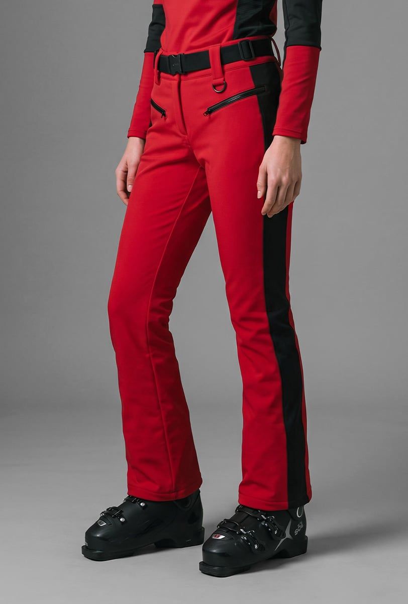 Pantalón de esquí mujer Söll ROCKET Red – detalle - 4