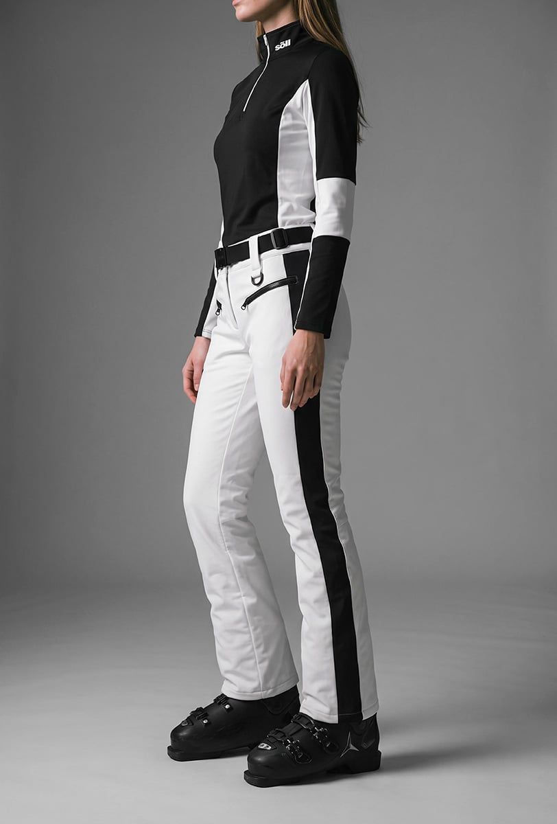 Pantalón de esquí mujer Söll ROCKET White – detalle - 2
