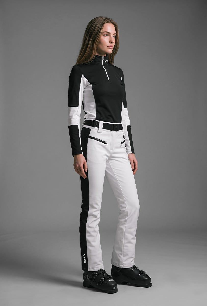 Pantalón de esquí mujer Söll ROCKET White – vista frontal - 3