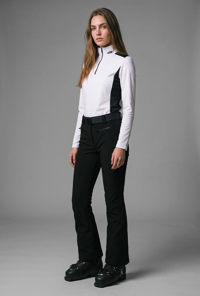Pantalón de esquí para mujer Söll STELLAR Caviar Black – vista frontal - 5