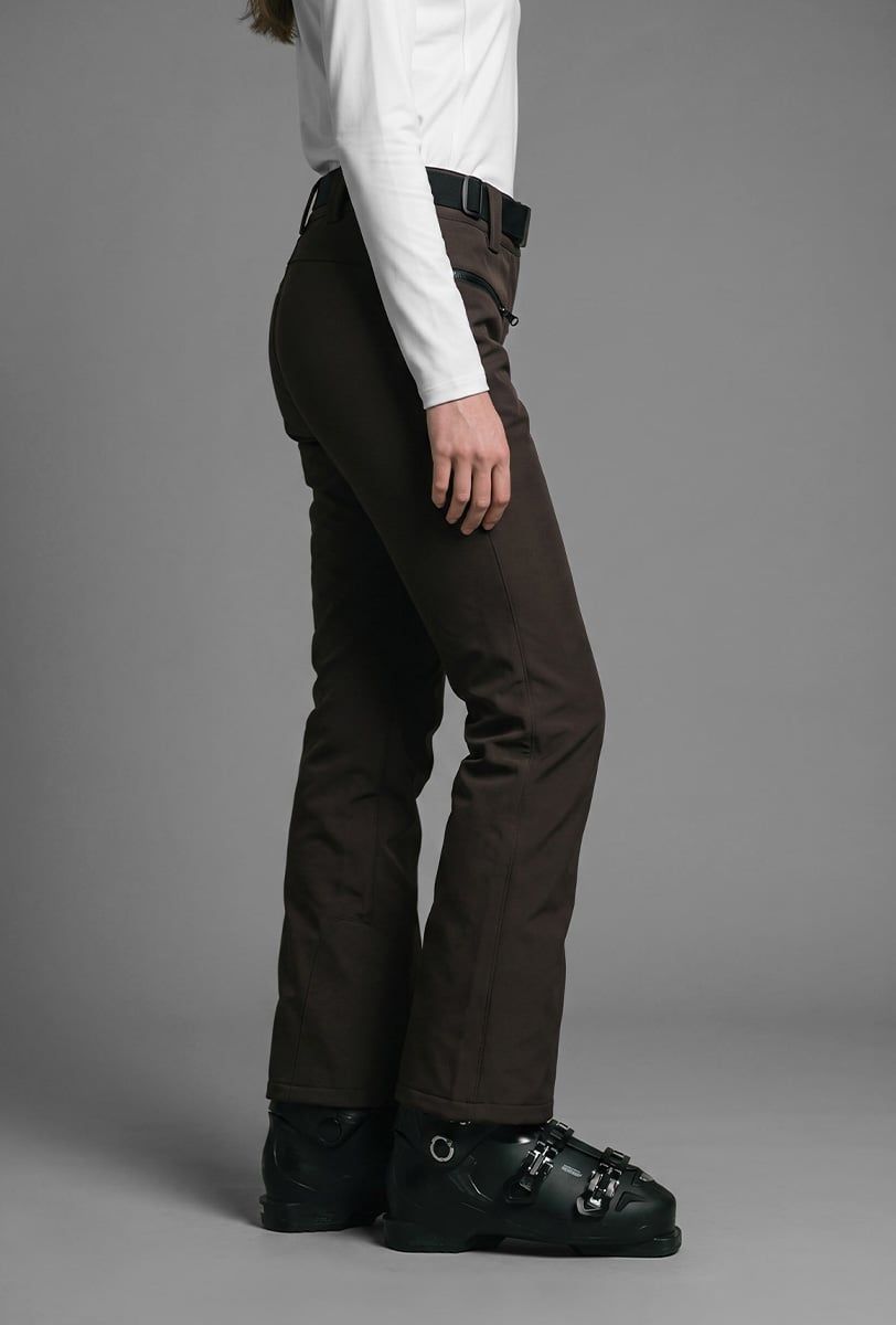 Pantalón de esquí para mujer Söll STELLAR Chocolate – detalle - 2