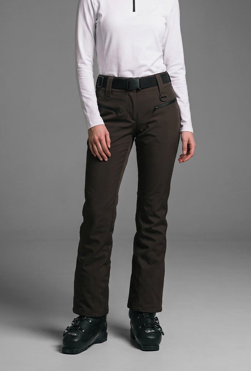 Pantalón de esquí para mujer Söll STELLAR Chocolate – detalle - 4