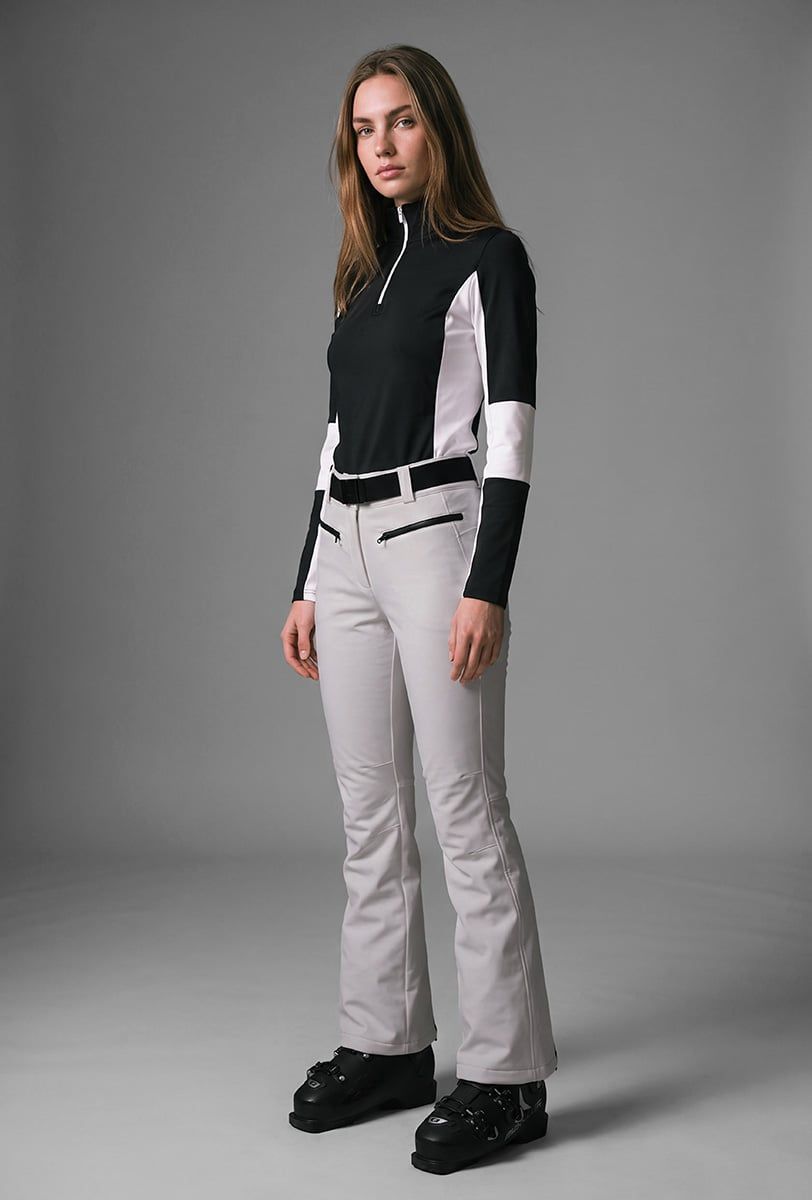 Pantalón de esquí para mujer Söll STELLAR Pearl – vista frontal - 4