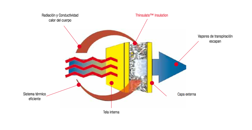 Thinsulate 3M para esquiar Thinsulate 3M para esquiar